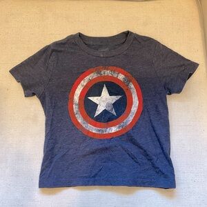 Boys Marvel Captain America Short Sleeve T-Shirt Size 4T